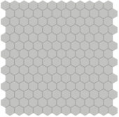1" Loft Grey Matte Hex Mosaic | Gramercy Kitchen and Bath