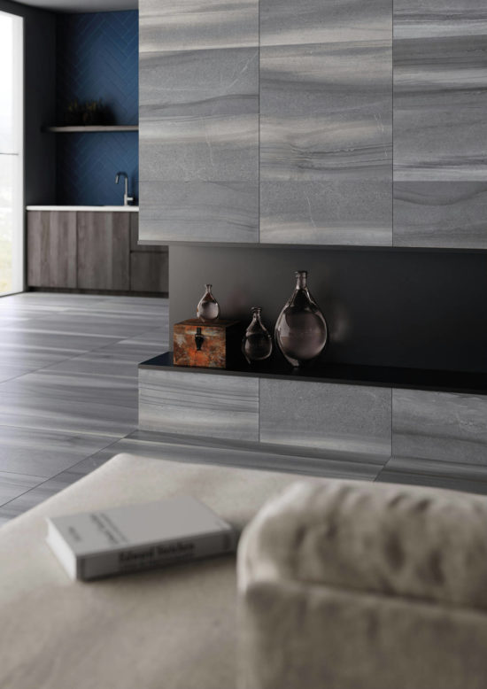 12x24 Symphony Gray | Gramercy Kitchen and Bath