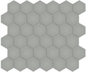 2" Taupe Matte Hex Mosaic | Gramercy Kitchen and Bath