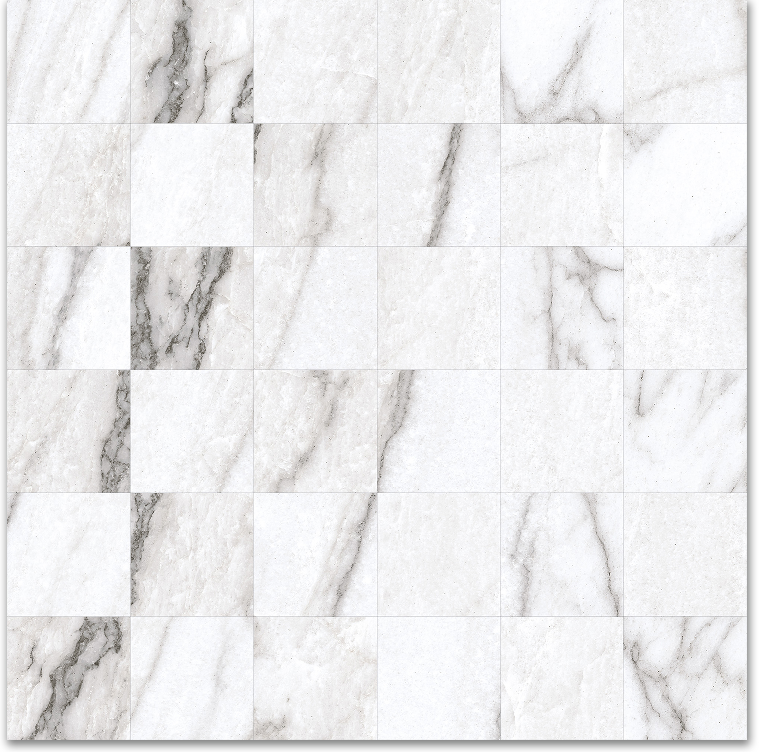 2X2 Mosaic-Matte Glamour White | Gramercy Kitchen and Bath