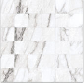 2X2 Mosaic-Polished Glamour White | Gramercy Kitchen and Bath