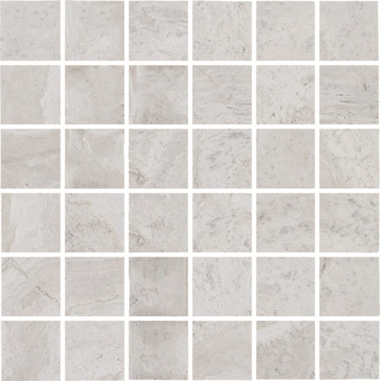 2X2 Spirit Silver Mosaic | Gramercy Kitchen and Bath