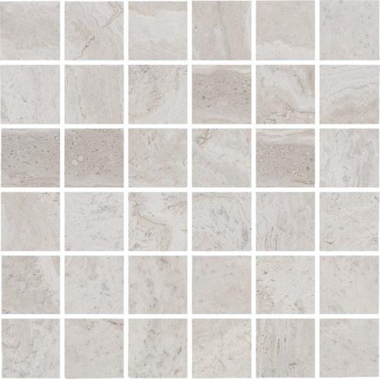 2X2 Spirit Silver Mosaic | Gramercy Kitchen and Bath