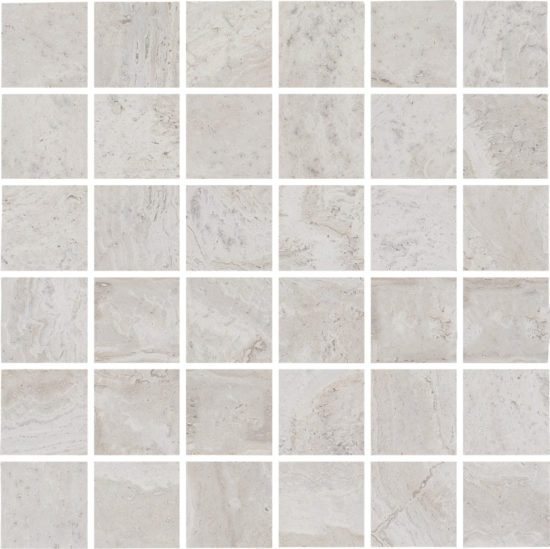 2X2 Spirit Silver Mosaic | Gramercy Kitchen and Bath