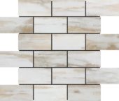 2"x4" Glazed Ceramic Beige Mix Rough Surface Mosaic | Gramercy Kitchen and Bath