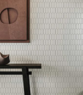 2x5 Vintage Grey Matte Picket Mosaic | Gramercy Kitchen and Bath