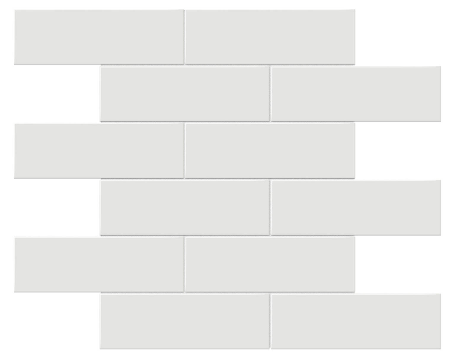 2x6 Vintage Grey Matte Brick Mosaic | Gramercy Kitchen and Bath