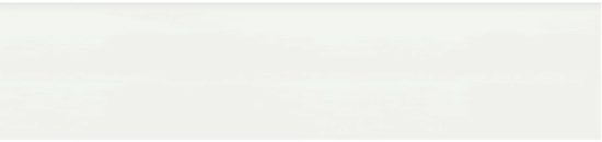 2x8 White Glossy Bullnose