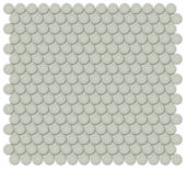 3/4" Soft Sage Matte Penny Round Mosaic | Gramercy Kitchen and Bath
