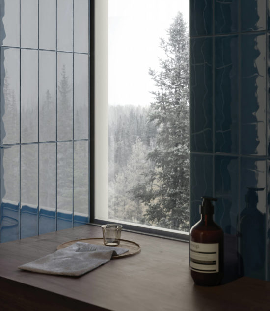 3x12W Azure Ink Glossy | Gramercy Kitchen and Bath