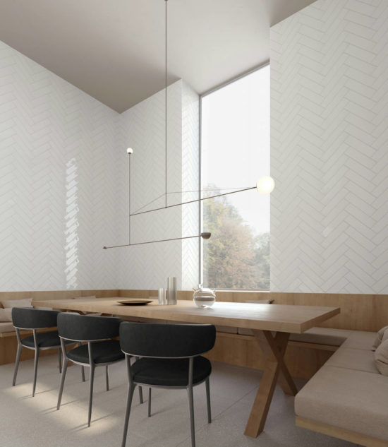 3x12W Bray Powder Glossy | Gramercy Kitchen and Bath