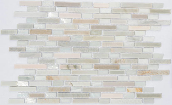 .4 X Random Lengths Tinago Mosaic | Gramercy Kitchen and Bath