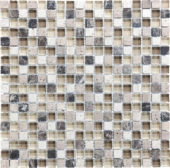 5/8X5/8 Cappuccino Mosaic | Gramercy Kitchen and Bath