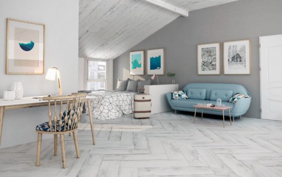 8X33 Sterling White | Gramercy Kitchen and Bath