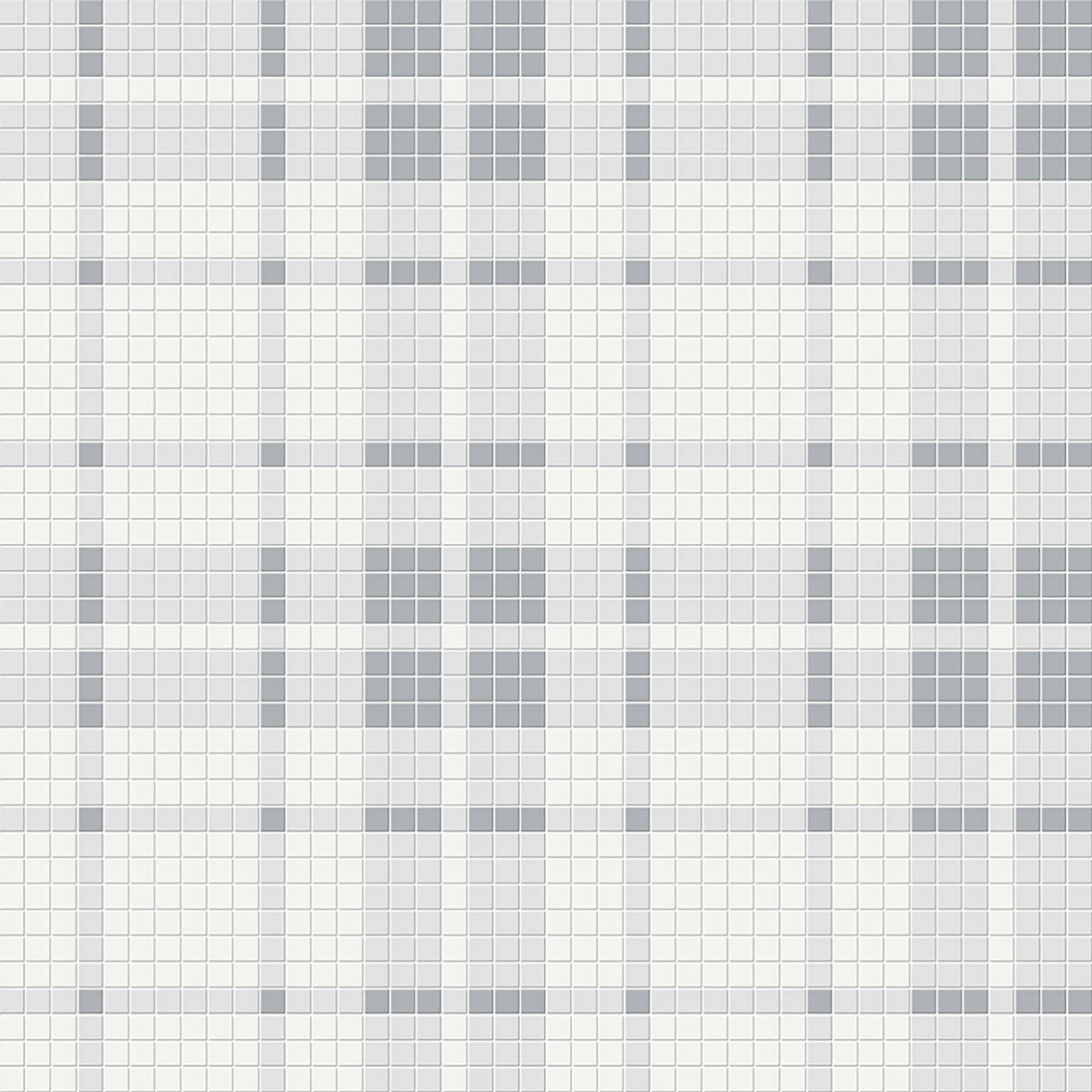 Afternoon Blend Matte Plaid Pattern Mosaic | Gramercy Kitchen and Bath
