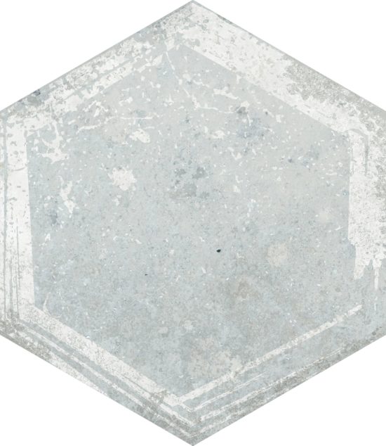 Alma 5.5X6.3 Grey Decor Hexagon | Gramercy Kitchen and Bath