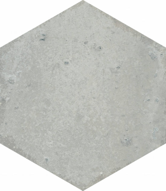 Alma 5.5X6.3 Grey Hexagon | Gramercy Kitchen and Bath