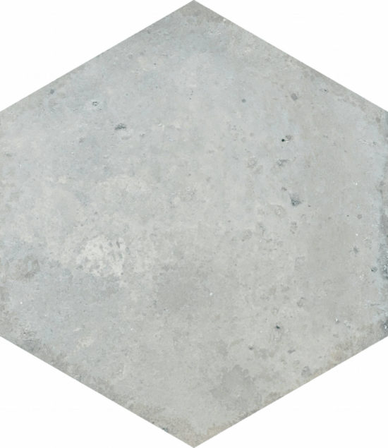 Alma 5.5X6.3 Grey Hexagon | Gramercy Kitchen and Bath