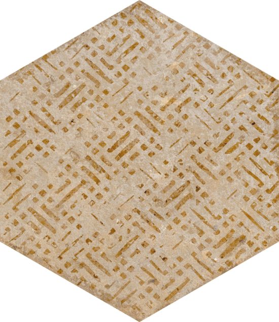 Alma 5.5X6.3 Sand Decor Hexagon | Gramercy Kitchen and Bath
