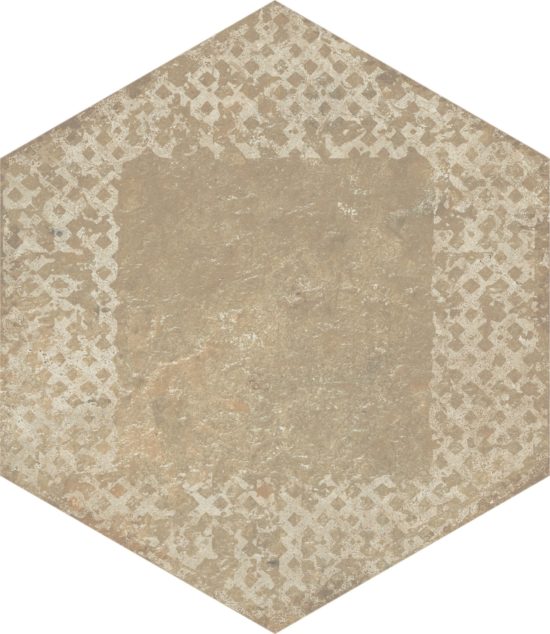 Alma 5.5X6.3 Sand Decor Hexagon | Gramercy Kitchen and Bath