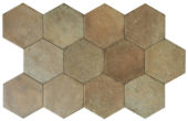Alma 5.5X6.3 Terra Hexagon | Gramercy Kitchen and Bath
