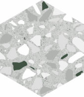 Altea 5.5X6.3” Grey Hexagon | Gramercy Kitchen and Bath