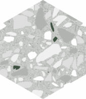 Altea 5.5X6.3” Grey Hexagon | Gramercy Kitchen and Bath