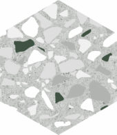 Altea 5.5X6.3” Grey Hexagon | Gramercy Kitchen and Bath