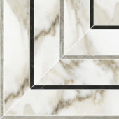 Amalfi Calacatta Honed Picco Mosaic | Gramercy Kitchen and Bath