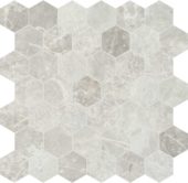 Apollo Argento 2 Hexagon Mosaic | Gramercy Kitchen and Bath