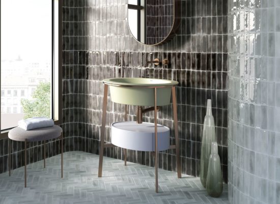 Aruba Steel Matt 2x6 | Gramercy Kitchen and Bath