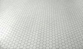 Ashland 3" Hexagon White Mosaic | Gramercy Kitchen and Bath