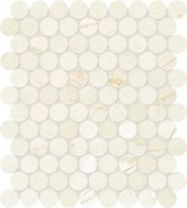 Avorio Crema 1.25 Penny Round Mosaic | Gramercy Kitchen and Bath