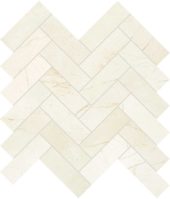 Avorio Crema 1.25x4 Herringbone Mosaic | Gramercy Kitchen and Bath