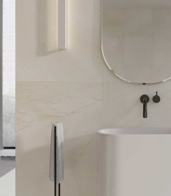 Avorio Crema 24x24 | Gramercy Kitchen and Bath