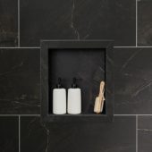 Black Ice Shower Niche 14.5 x12 Inside | Gramercy Kitchen and Bath