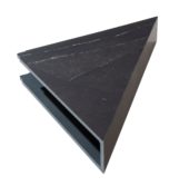 Black Ice Shower Shelf 14.56x7.12x2 | Gramercy Kitchen and Bath