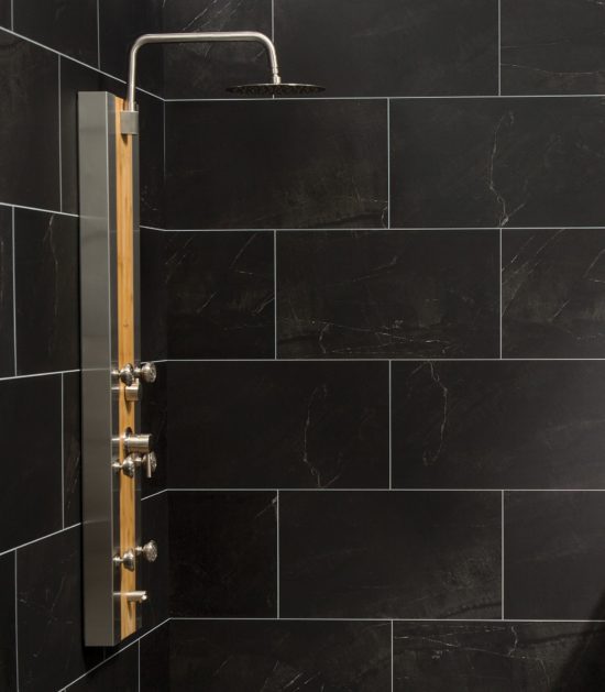 Black Ice Wall Tile 25x15 | Gramercy Kitchen and Bath