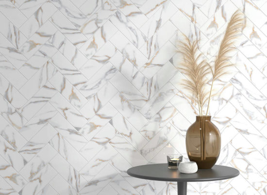 Calacatta 3x9" Calacatta | Gramercy Kitchen and Bath