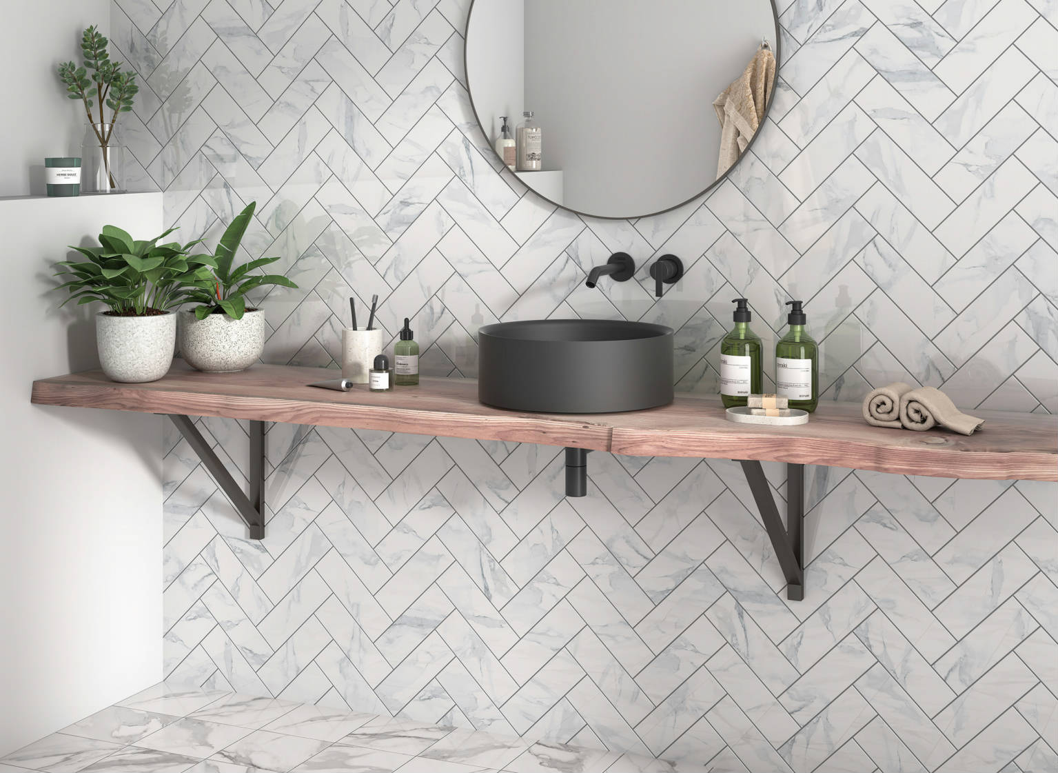 Carrara Carrara 3x9 | Gramercy Kitchen and Bath