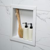 Carrara Marble Niche  14.5x12 inside | Gramercy Kitchen and Bath
