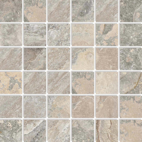 Chitwan Gris 2X2 Mosaic | Gramercy Kitchen and Bath