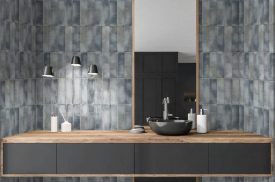 Coconut Grove Grey  2.75x9.5 | Gramercy Kitchen and Bath