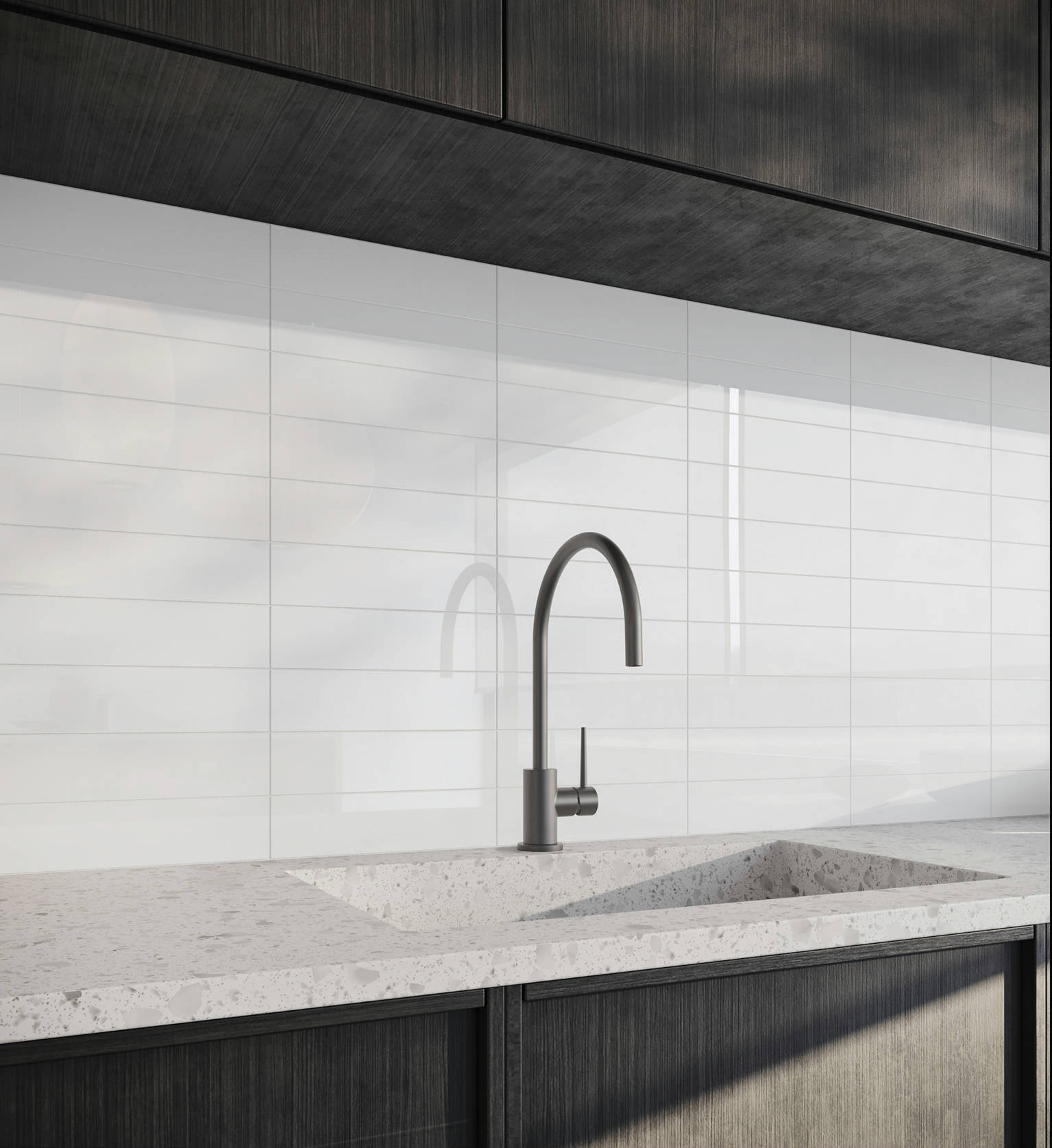 Comfort Ice Glossy 3x12 | Gramercy Kitchen and Bath