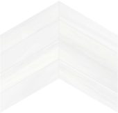 Cosmo Lumino 2x8.5 Chevron Mosaic | Gramercy Kitchen and Bath