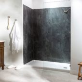 Cracked Slate Shower Wall Kit 36x36x78 | Gramercy Kitchen and Bath