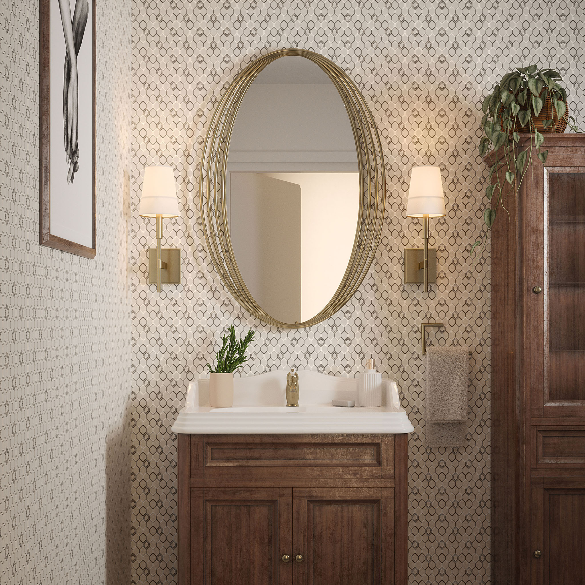 Daffodil Cream Mosaic | Gramercy Kitchen and Bath