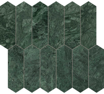 Diosa Verde  2×6 Picket Mosaic