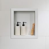 Dusty Pearl Shower Niche 14.5 x12 Inside | Gramercy Kitchen and Bath