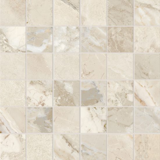 Dynasty Almond 2X2 Mosaic | Gramercy Kitchen and Bath